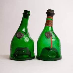 Two Armagnac bottles